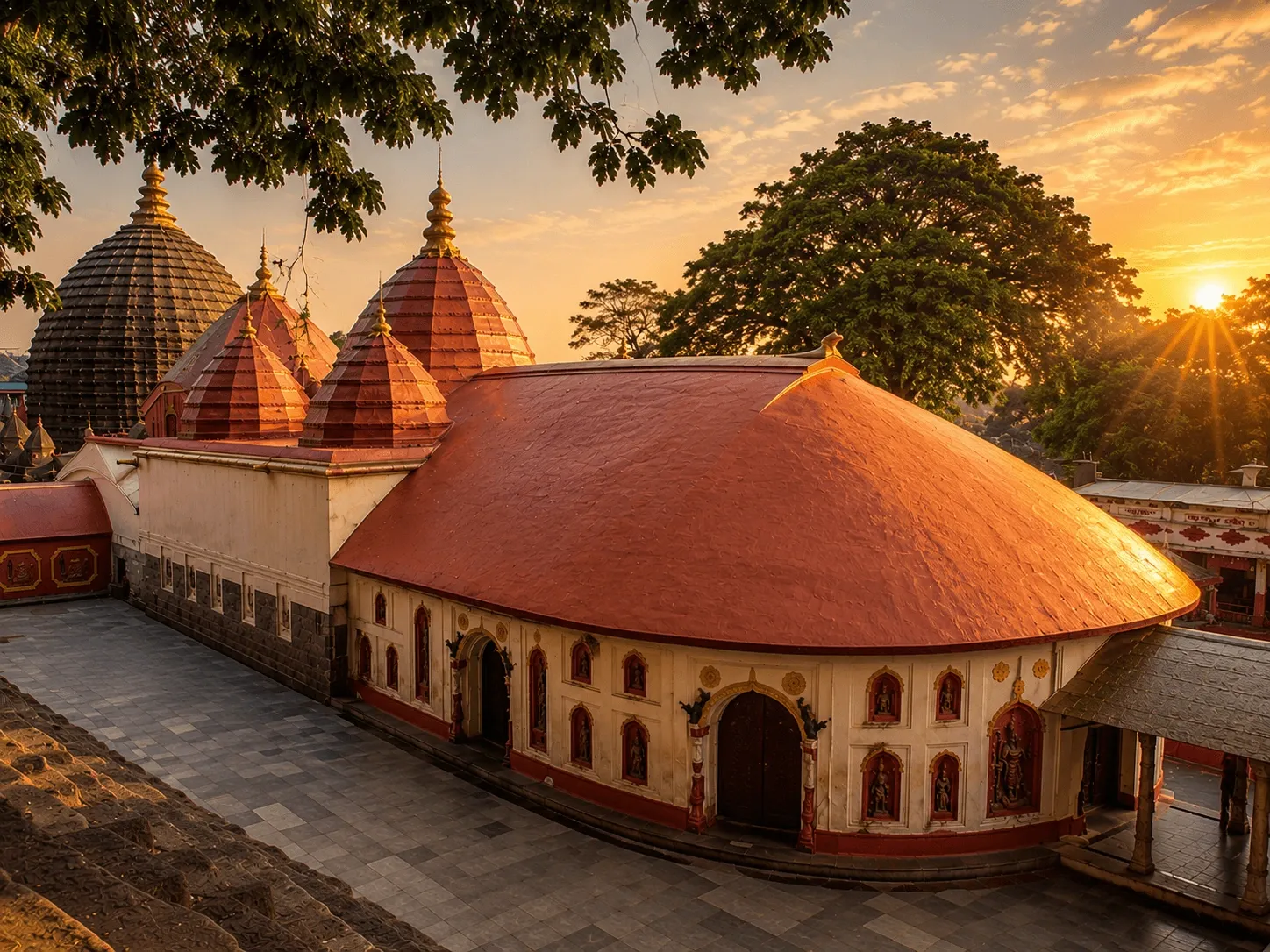 Kamakhya Temple hilltop setting
